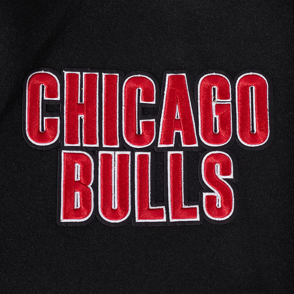 NBA CHICAGO BULLS ON TOP MEN'S COAT (BLACK/RED/BLACK)
