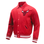 NBA CHICAGO BULLS CLASSIC CORDUROY MANTEAU POUR HOMME (ROUGE)