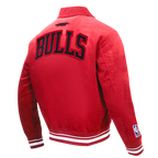 NBA CHICAGO BULLS CLASSIC CORDUROY MANTEAU POUR HOMME (ROUGE)