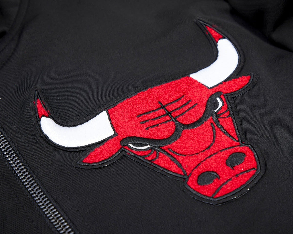 NBA CHICAGO BULLS CLASSIC VESTE D'ENTRAÎNEMENT POUR HOMME (NOIR)