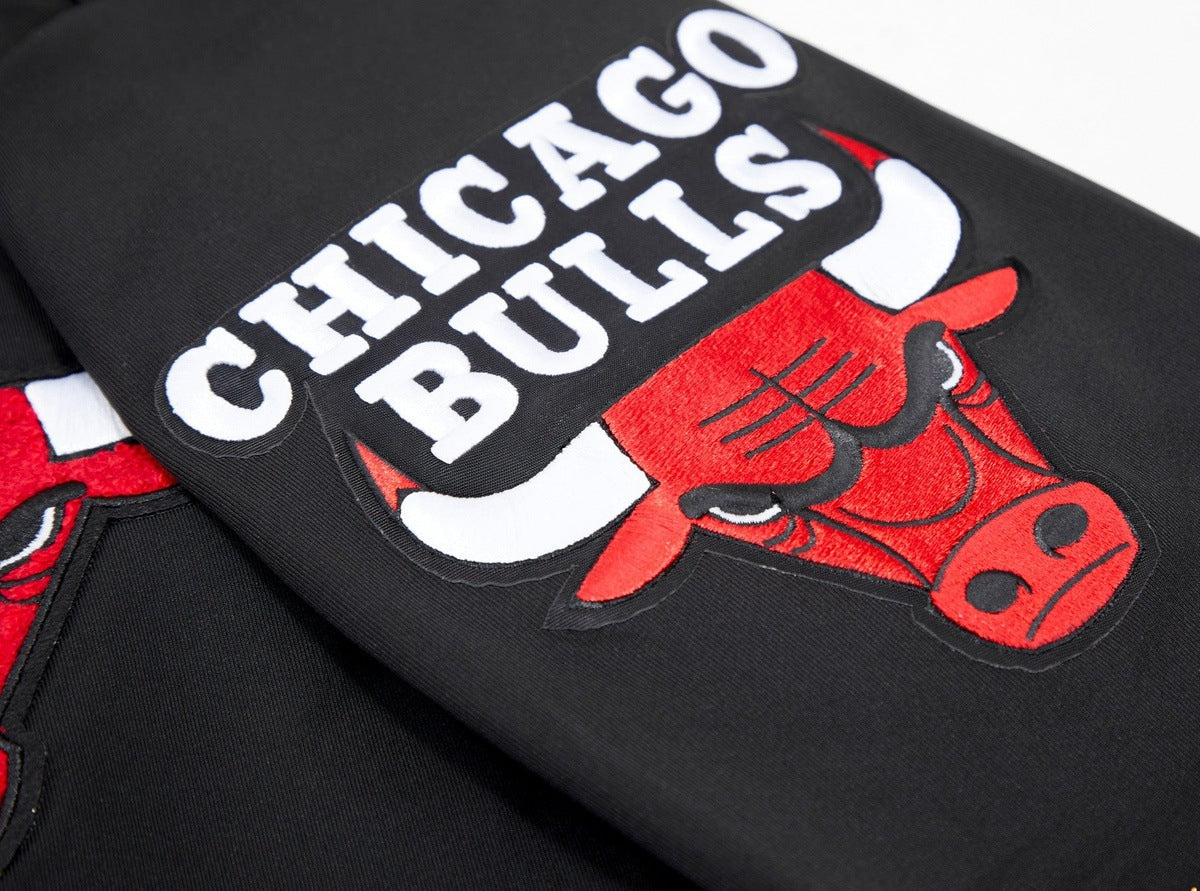 NBA CHICAGO BULLS CLASSIC VESTE D'ENTRAÎNEMENT POUR HOMME (NOIR)