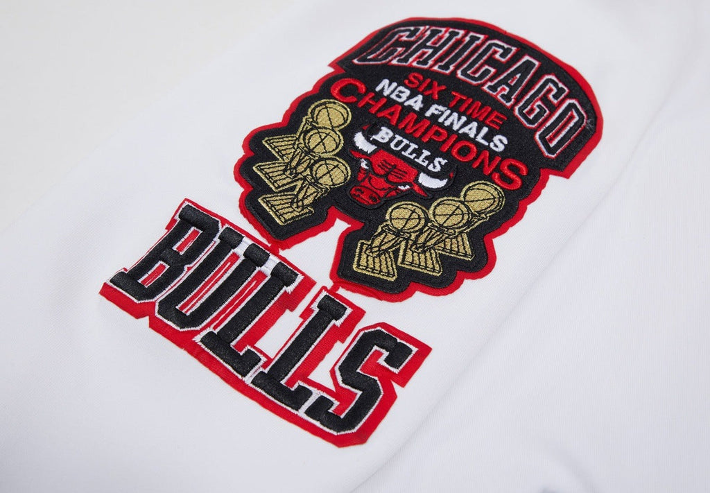NBA CHICAGO BULLS CLASSIC VESTE D'ENTRAÎNEMENT POUR HOMME (BLANC)
