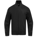 NBA CHICAGO BULLS NEUTRAL MEN'S  TWILL JACKET (BLACK)