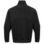 NBA CHICAGO BULLS NEUTRAL MEN'S  TWILL JACKET (BLACK)