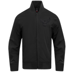 NBA CHICAGO BULLS NEUTRAL MEN'S  TWILL JACKET (BLACK)