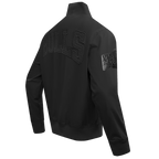 NBA CHICAGO BULLS NEUTRAL MEN'S  TWILL JACKET (BLACK)