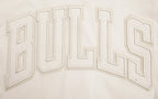 NBA CHICAGO BULLS NEUTRAL MEN'S  TWILL JACKET (EGGSHELL)