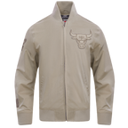 NBA CHICAGO BULLS NEUTRAL BLOUSON EN SERGÉ POUR HOMME (TAUPE)