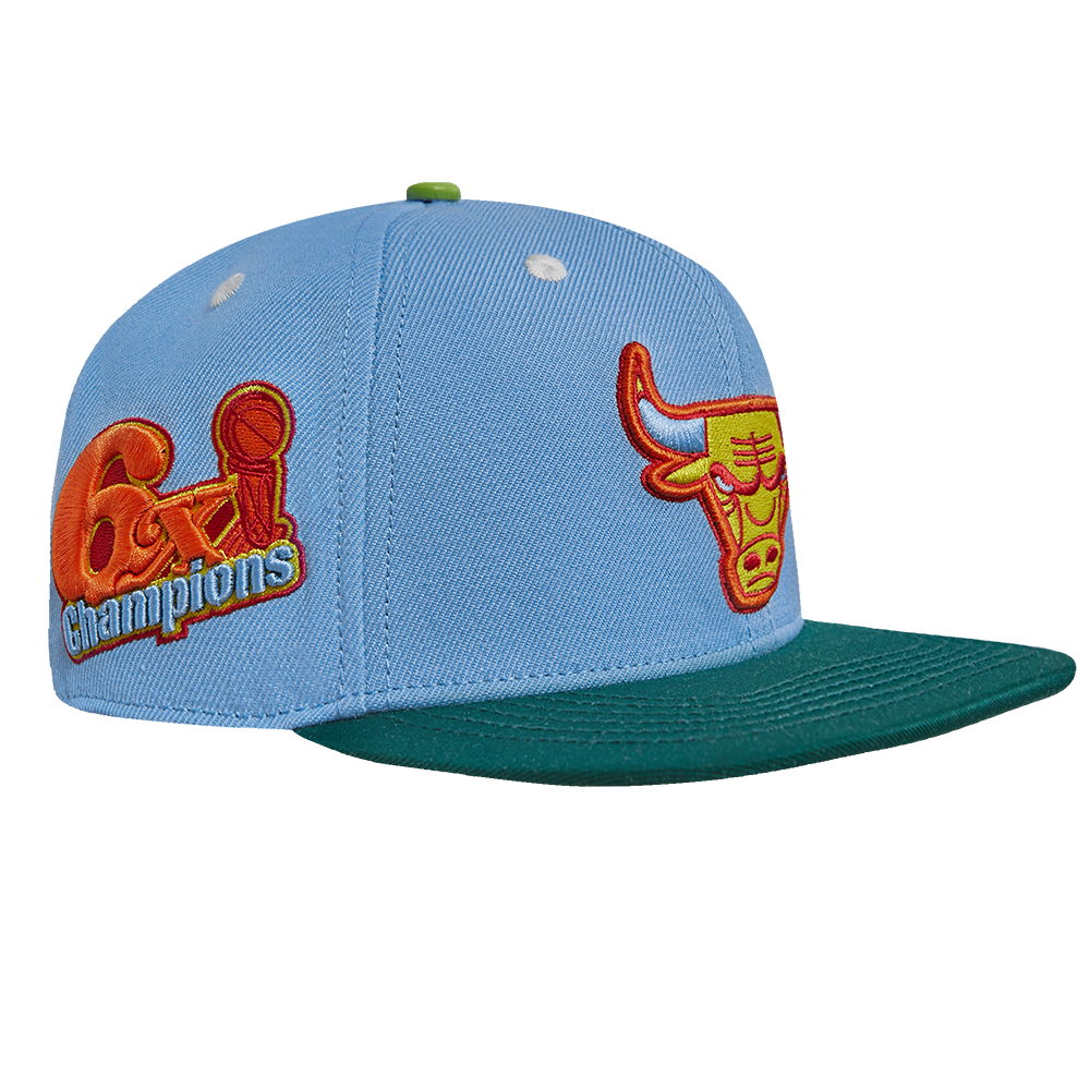 NBA CHICAGO BULLS RETRO SNAPBACK (UNI BLUE/ GREEN)
