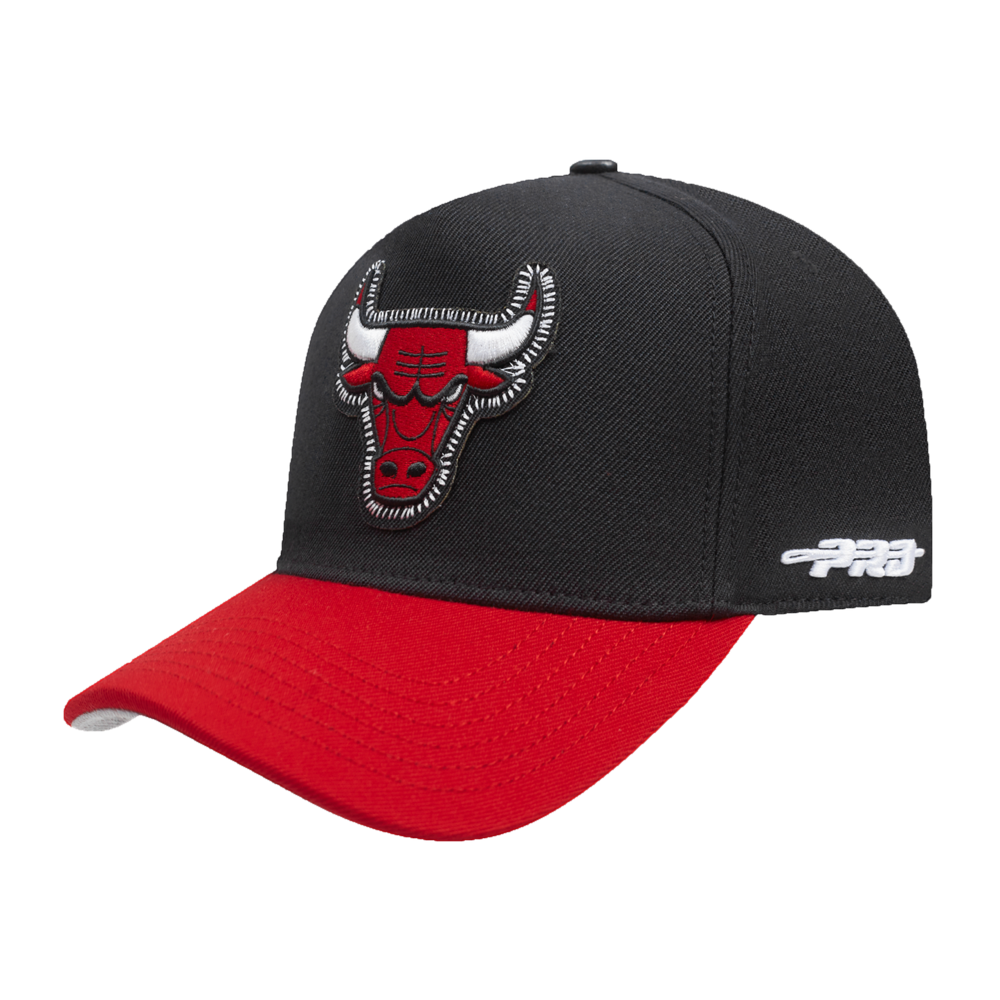 NBA CHICAGO BULLS DIY PICK STITCH PINCH FRONT SNAPBACK HAT (BLACK)