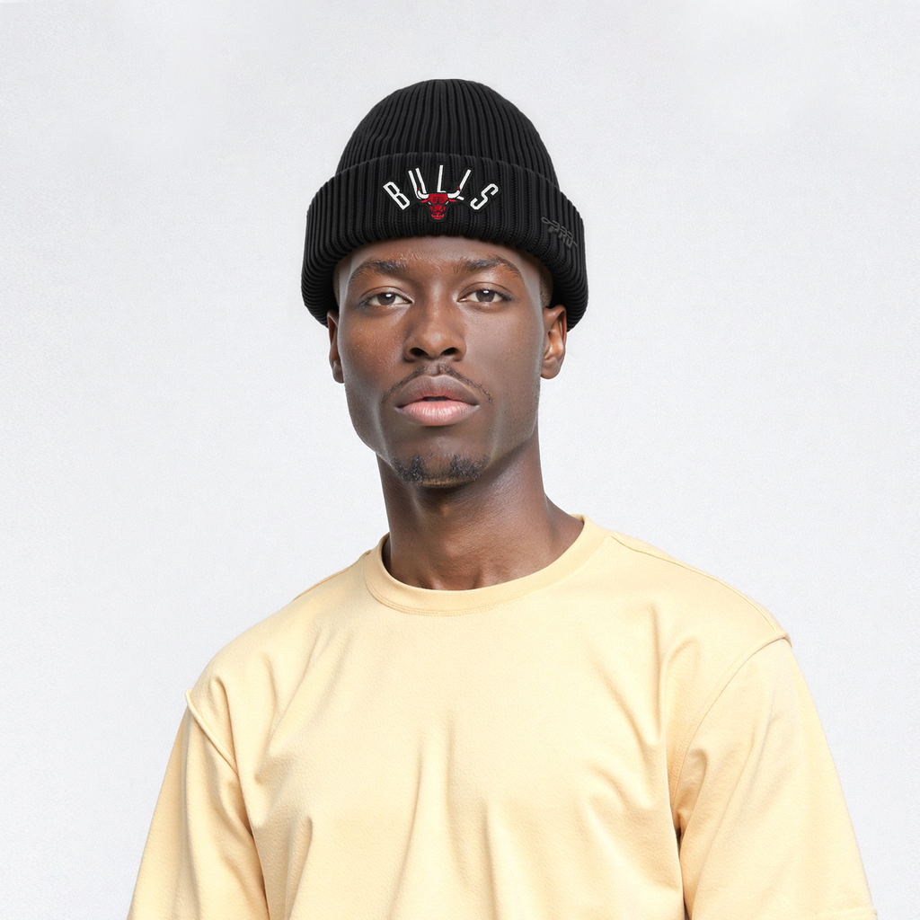 NBA CHICAGO BULLS MODERN ORIGINALS TUQUE PRO NON DOUBLÉE À REVERS (NOIR)