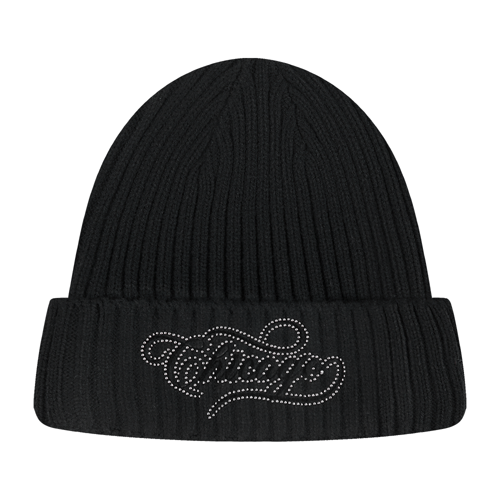 NBA CHICAGO BULLS BLACKOUT TUQUE PRO NON DOUBLÉE À REVERS (NOIR)