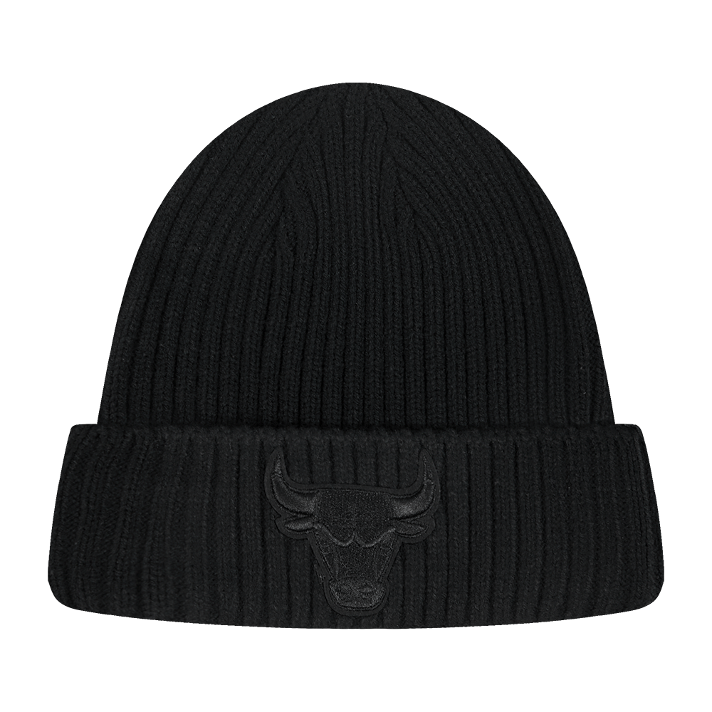 NBA CHICAGO BULLS BLACKOUT TUQUE PRO NON DOUBLÉE À REVERS (NOIR)