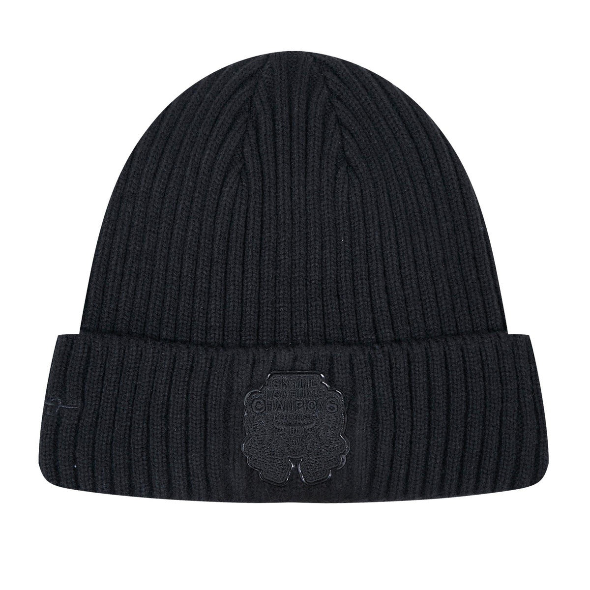 NBA CHICAGO BULLS UNISEX CLASSIC 3BK BEANIE (TRIPLE BLACK)