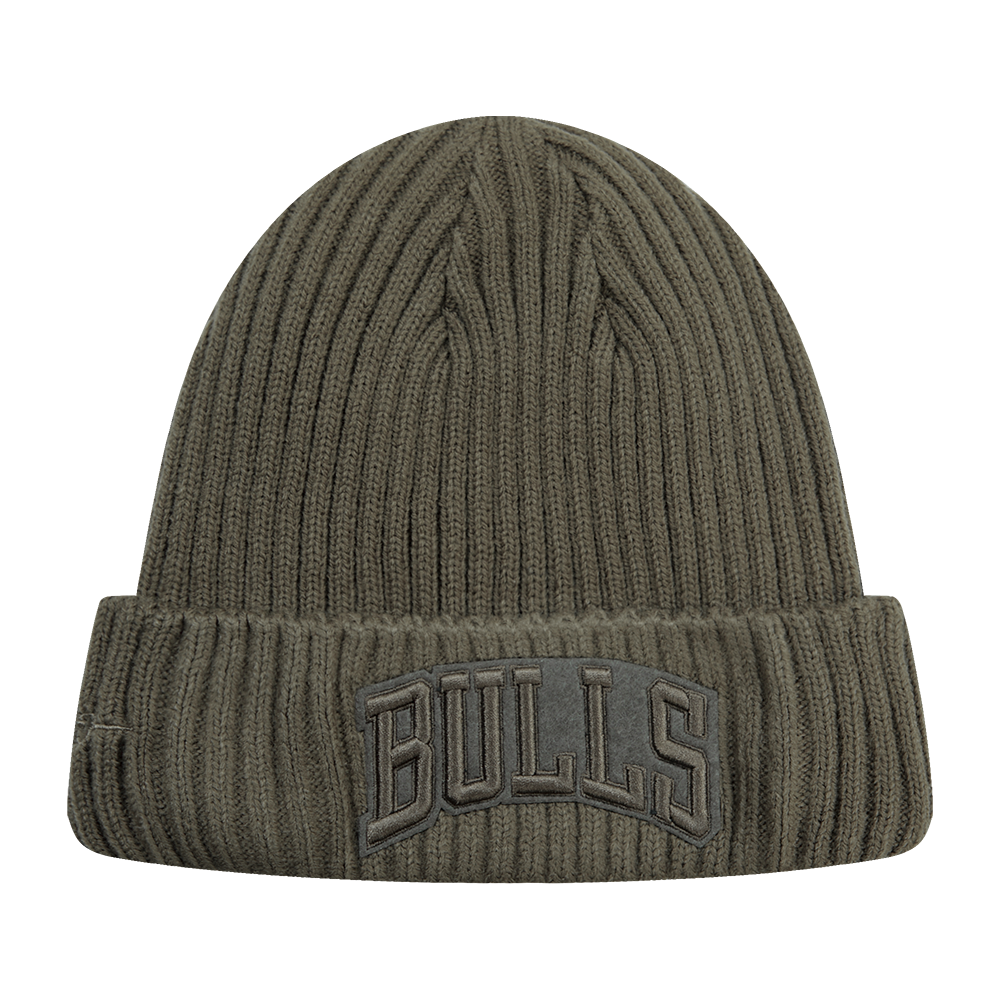 NBA CHICAGO BULLS NEUTRAL BEANIE (DARK TAUPE)