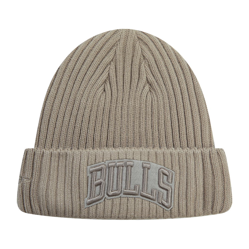 NBA CHICAGO BULLS NEUTRAL BEANIE (TAUPE)