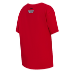 NBA CHICAGO BULLS SCRIPT TAIL WOMEN'S COTTON BOYFRIEND TEE (RED)