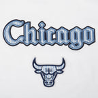 NBA CHICAGO BULLS COUNTRY CLUB T-SHIRT À TAILLE DÉGAGÉE POUR FEMME (BLANC)