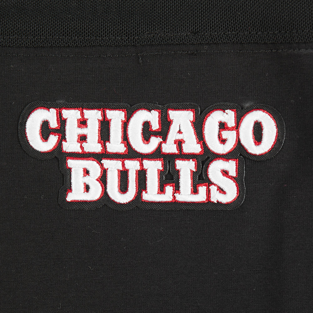 NBA CHICAGO BULLS SHEER INFLUENCE WOMEN'S SHEER BOXY TEE (BLACK)