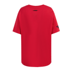 NBA CHICAGO BULLS SHEER INFLUENCE WOMEN'S BOYFRIEND TEE (RED)