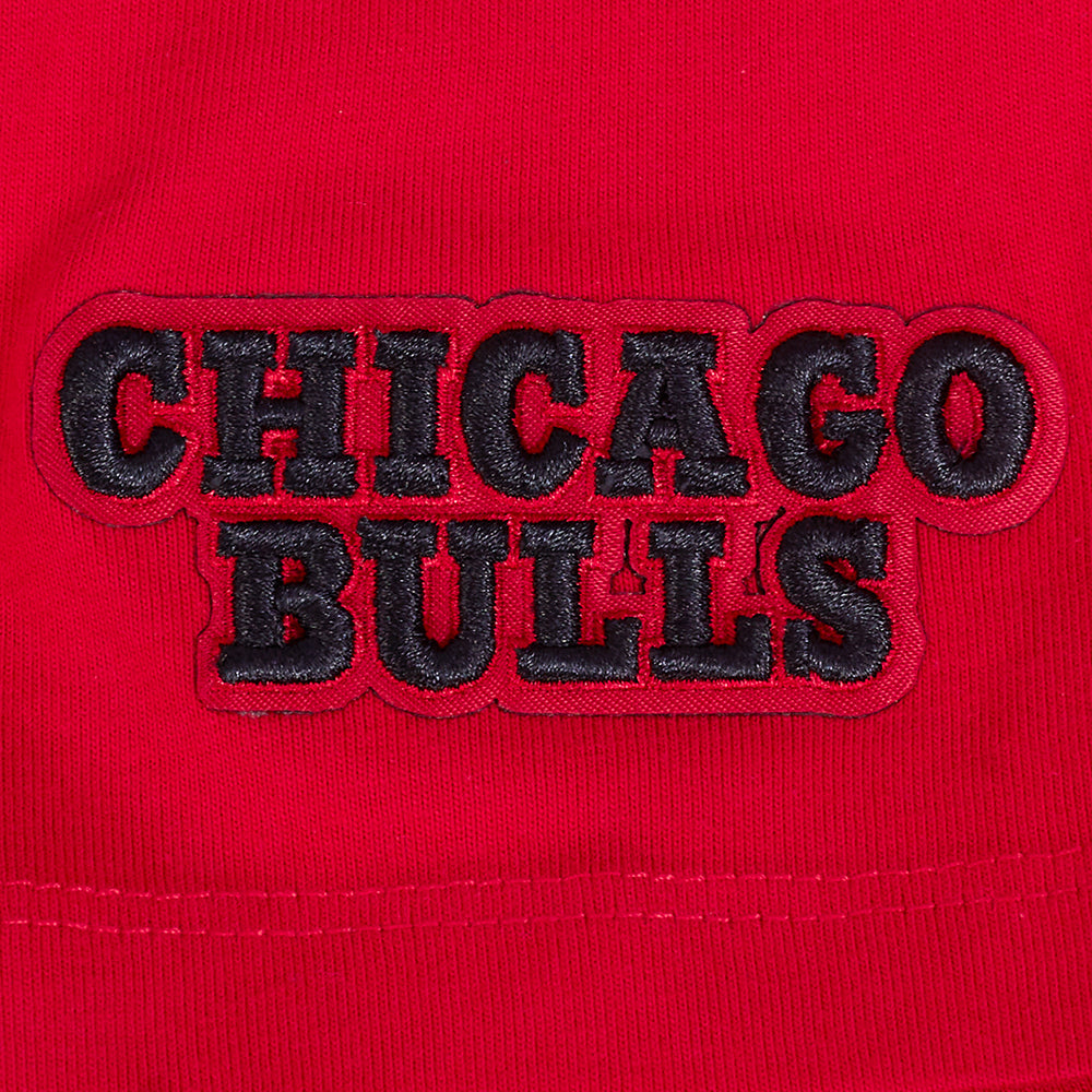NBA CHICAGO BULLS SHEER INFLUENCE WOMEN'S BOYFRIEND TEE (RED)