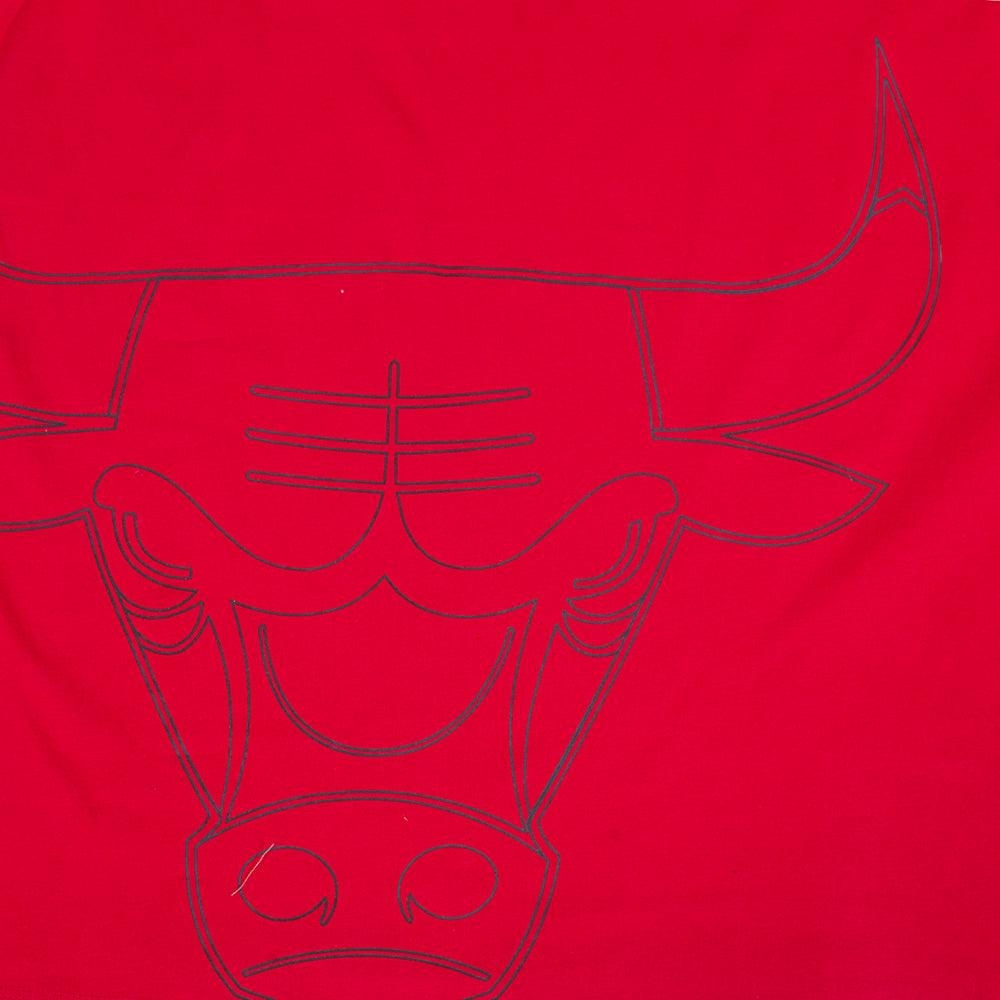 NBA CHICAGO BULLS SHEER INFLUENCE WOMEN'S BOYFRIEND TEE (RED)