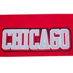 NBA CHICAGO BULLS SHEER INFLUENCE WOMEN'S BOYFRIEND TEE (RED)