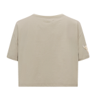 NBA CHICAGO BULLS NEUTRAL T-SHIRT À COUPE CARRÉE POUR FEMME (TAUPE)