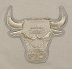 NBA CHICAGO BULLS NEUTRAL T-SHIRT À COUPE CARRÉE POUR FEMME (TAUPE)