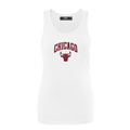 NBA CHICAGO BULLS CLASSIC CAMISOLE DOS NAGEUR POUR FEMME (BLANC)
