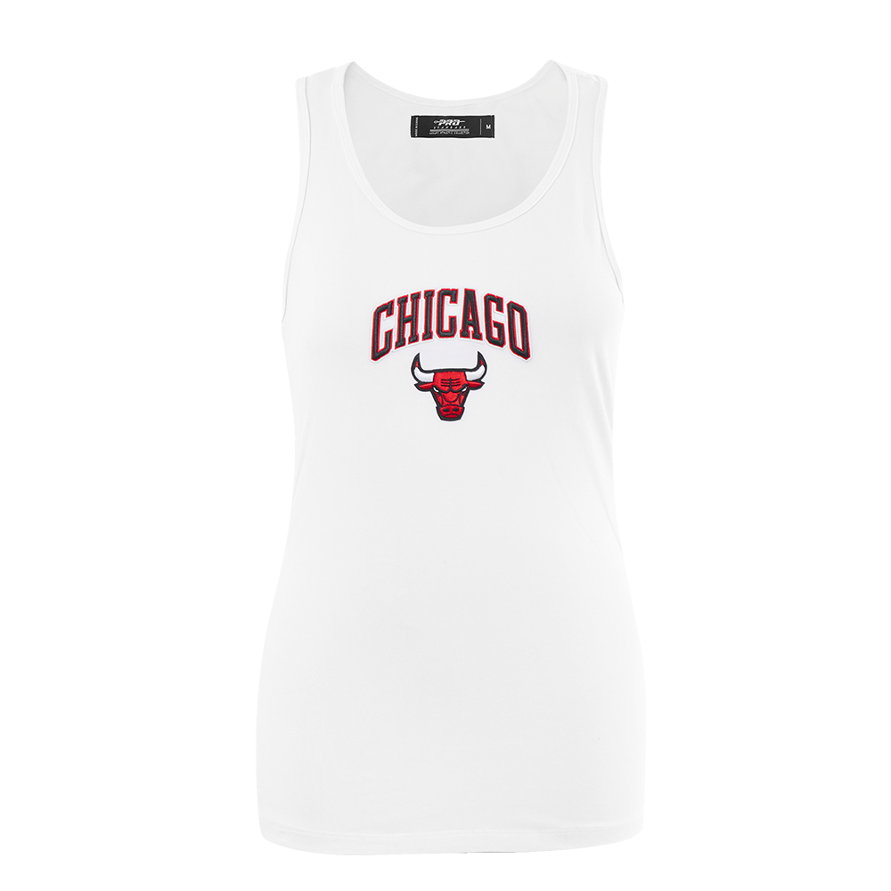 NBA CHICAGO BULLS CLASSIC CAMISOLE DOS NAGEUR POUR FEMME (BLANC)