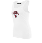 NBA CHICAGO BULLS CLASSIC CAMISOLE DOS NAGEUR POUR FEMME (BLANC)