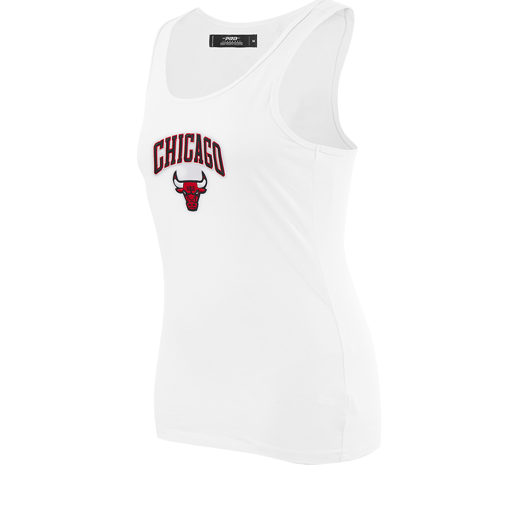 NBA CHICAGO BULLS CLASSIC WOMEN'S RACERBACK (WHITE)