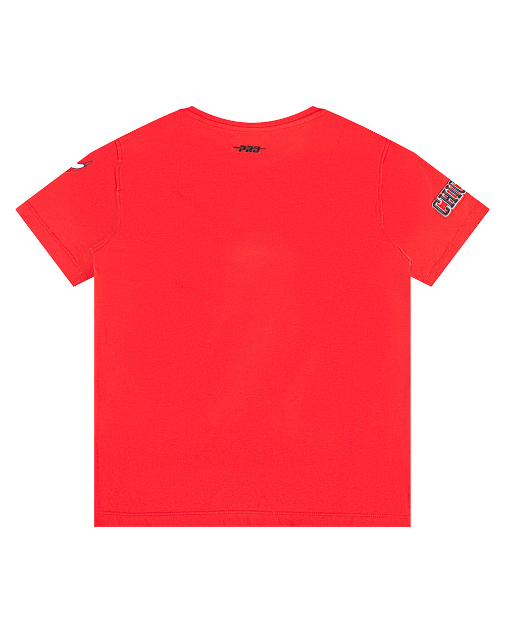 NBA CHICAGO BULLS CLASSIC T-SHIRT EN JERSEY SIMPLE POUR GARÇON JUNIOR (ROUGE)