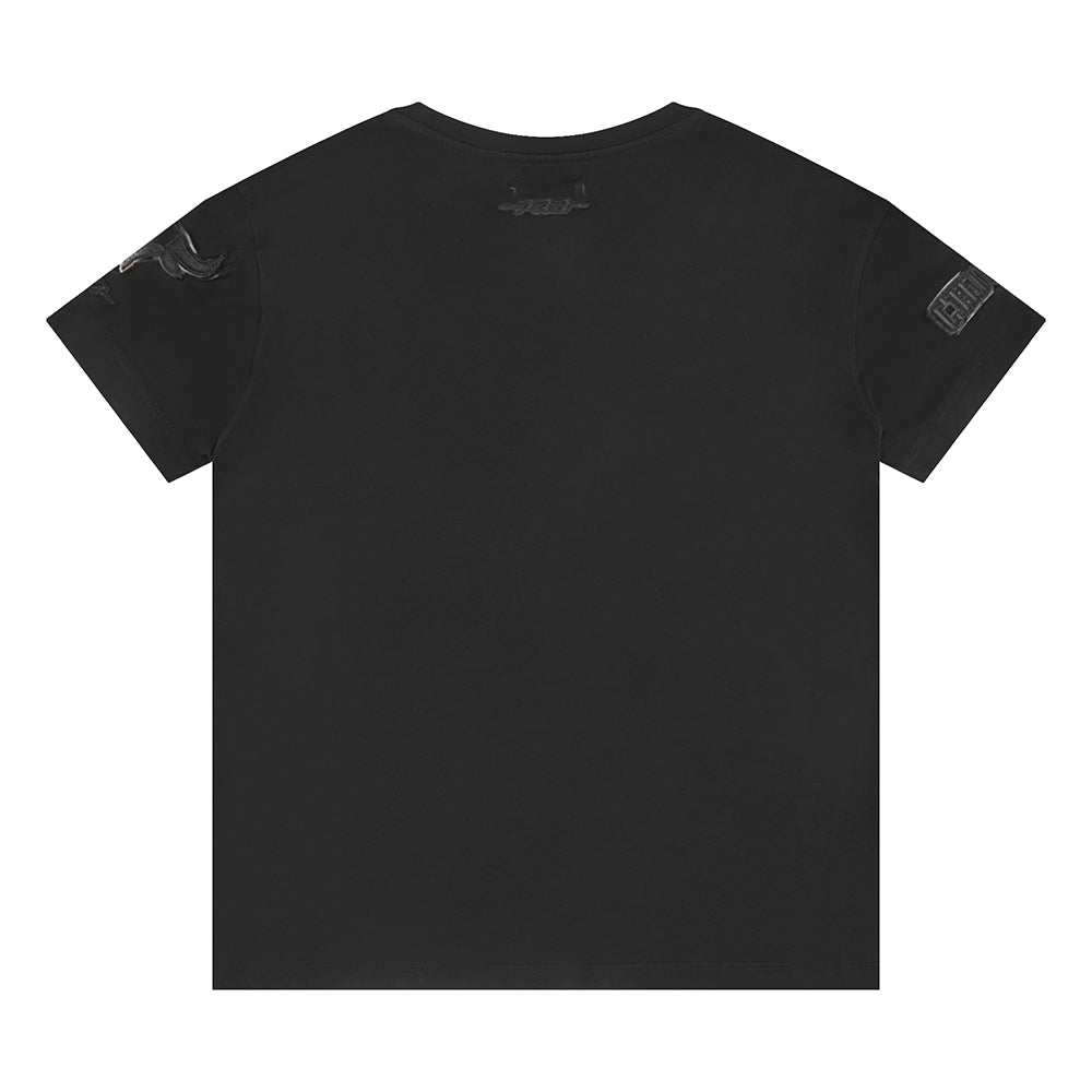 NBA CHICAGO BULLS TRIPLE BLACK BIG BOYS SINGLE JERSEY TEE (BLACK)