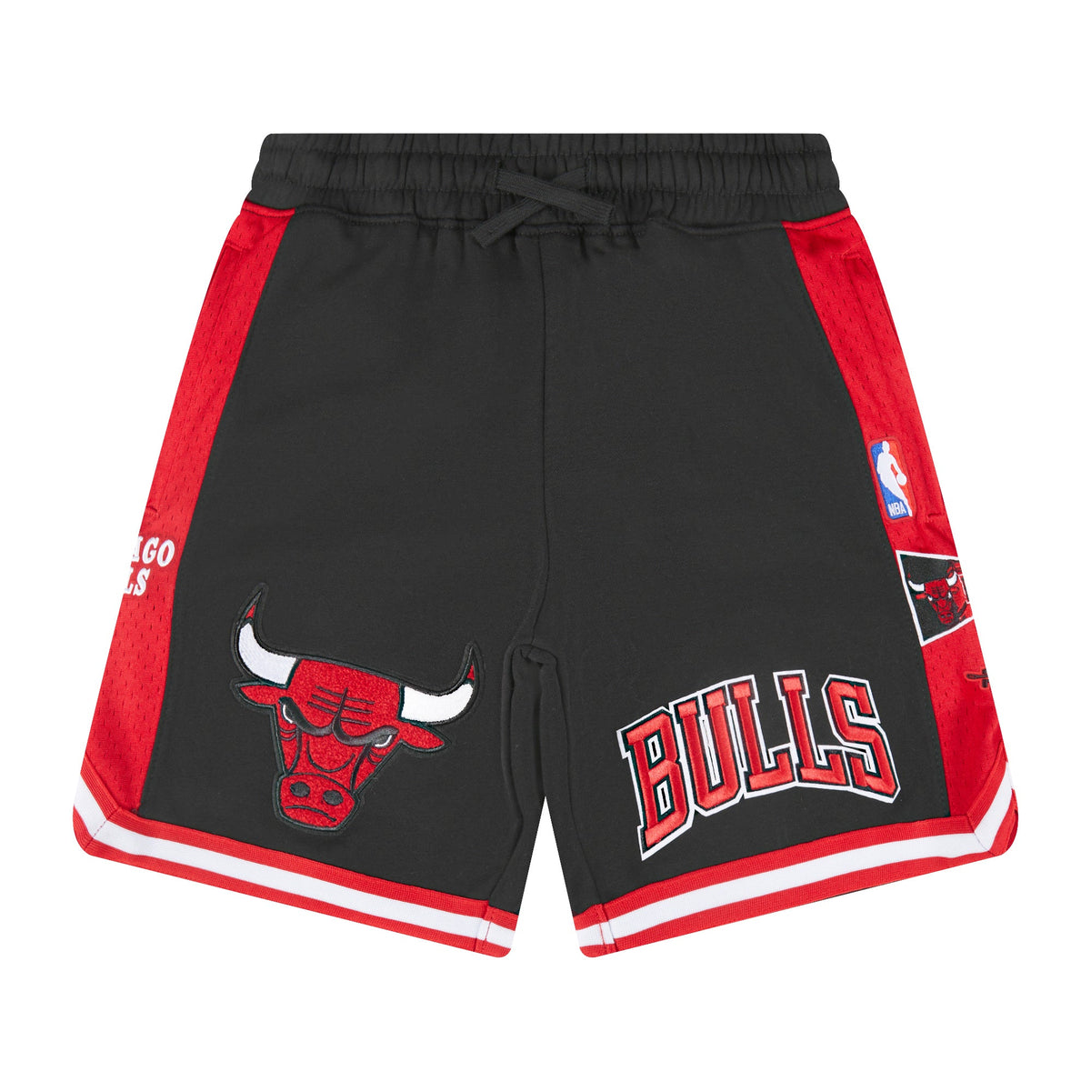 NBA CHICAGO BULLS RETRO CLASSIC BIG BOY'S FLEECE 2.0 SHORT (BLACK/RED)