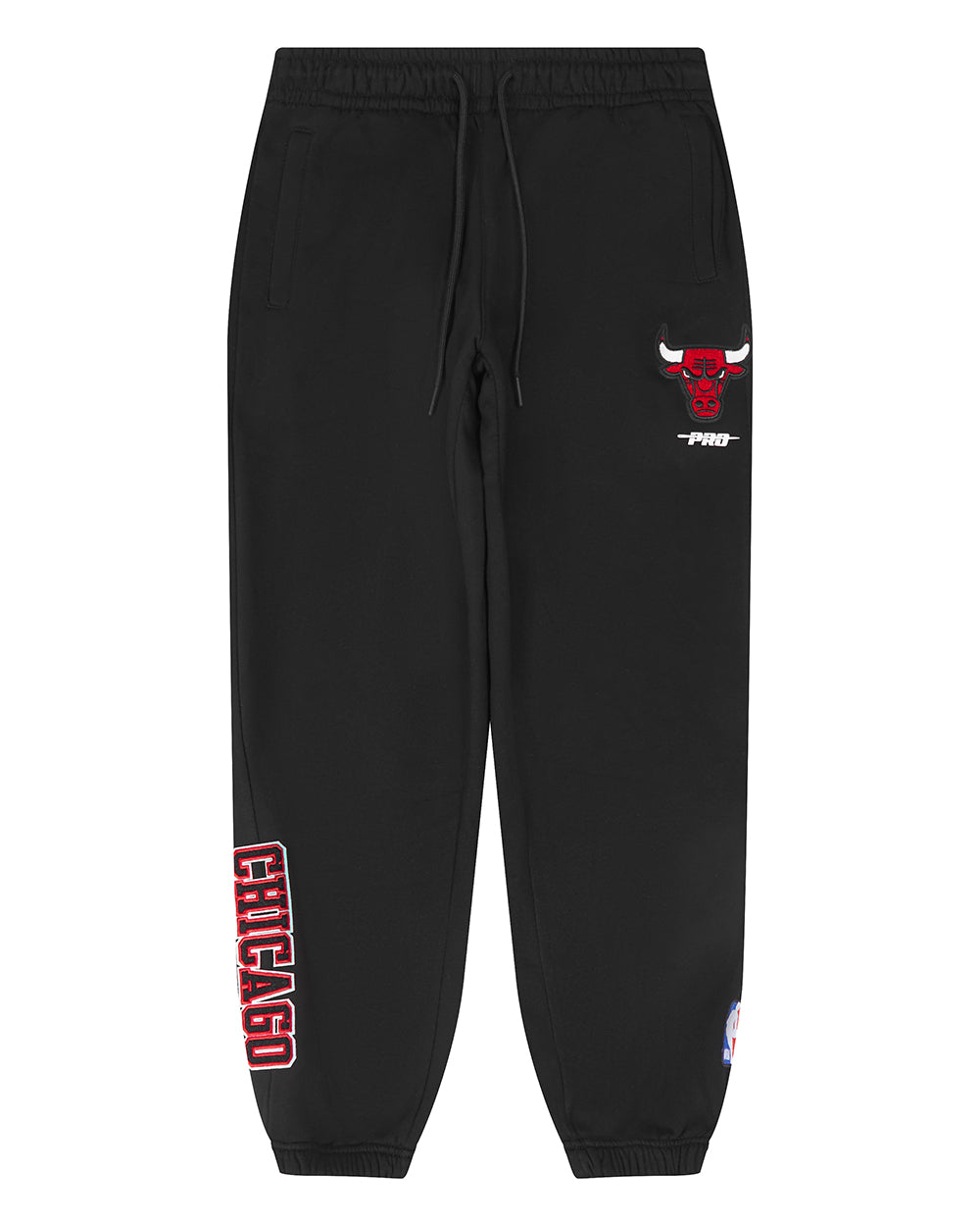 NBA CHICAGO BULLS CLASSIC PANTALON OUATÉ EN MOLLETON POUR GARÇON JUNIOR (NOIR)