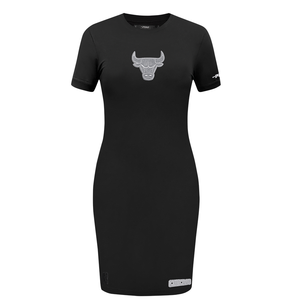 NBA CHICAGO BULLS REVERSE FRENCH TERRY ROBE MOULANTE POUR FEMME (NOIR)
