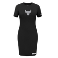 NBA CHICAGO BULLS REVERSE FRENCH TERRY ROBE MOULANTE POUR FEMME (NOIR)