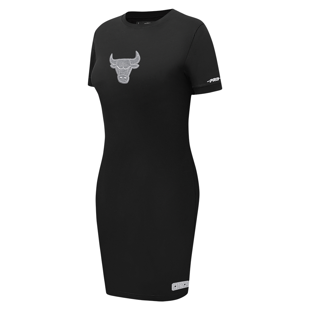 NBA CHICAGO BULLS REVERSE FRENCH TERRY ROBE MOULANTE POUR FEMME (NOIR)