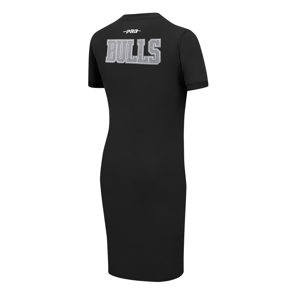 NBA CHICAGO BULLS REVERSE FRENCH TERRY ROBE MOULANTE POUR FEMME (NOIR)