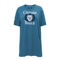 NBA CHICAGO BULLS COUNTRY CLUB WOMEN'S TEE DRESS (STEEL BLUE)