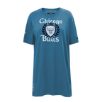NBA CHICAGO BULLS COUNTRY CLUB WOMEN'S TEE DRESS (STEEL BLUE)