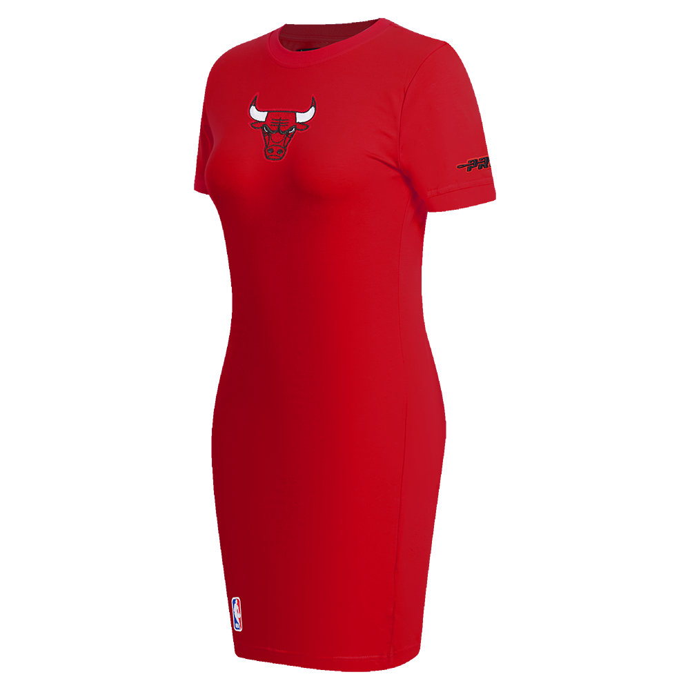 NBA CHICAGO BULLS CLASSIC CHENILLE WOMEN'S DRESS (RED)