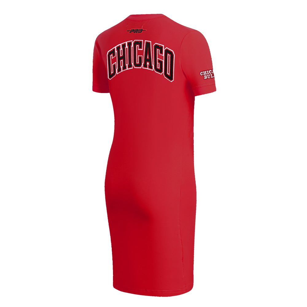 NBA CHICAGO BULLS CLASSIC CHENILLE WOMEN'S DRESS (RED)