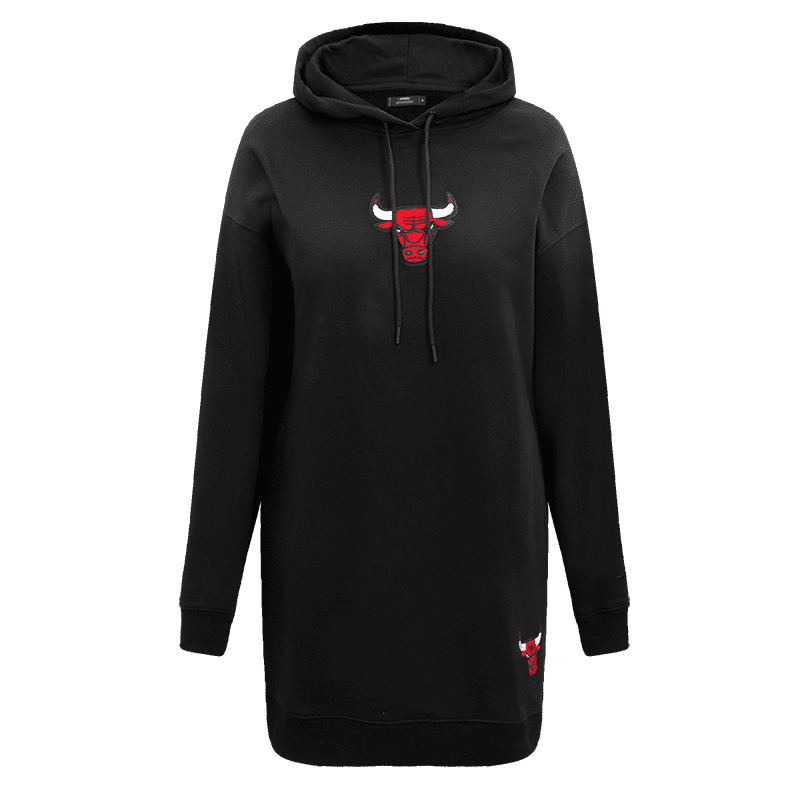 NBA CHICAGO BULLS CLASSIC ROBE À CAPUCHON POUR FEMME (NOIR)