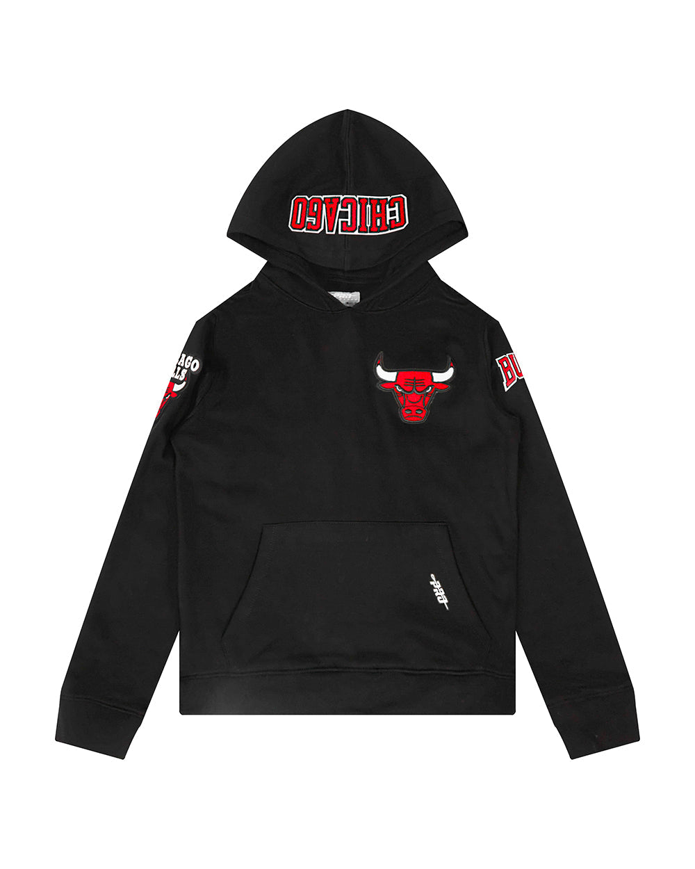 NBA CHICAGO BULLS CLASSIC CHANDAIL À CAPUCHON EN MOLLETON POUR GARÇON JUNIOR (NOIR)