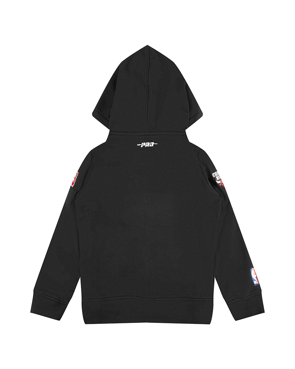 NBA CHICAGO BULLS CLASSIC BIG BOYS FLEECE FULL ZIP HOODIE (BLACK)