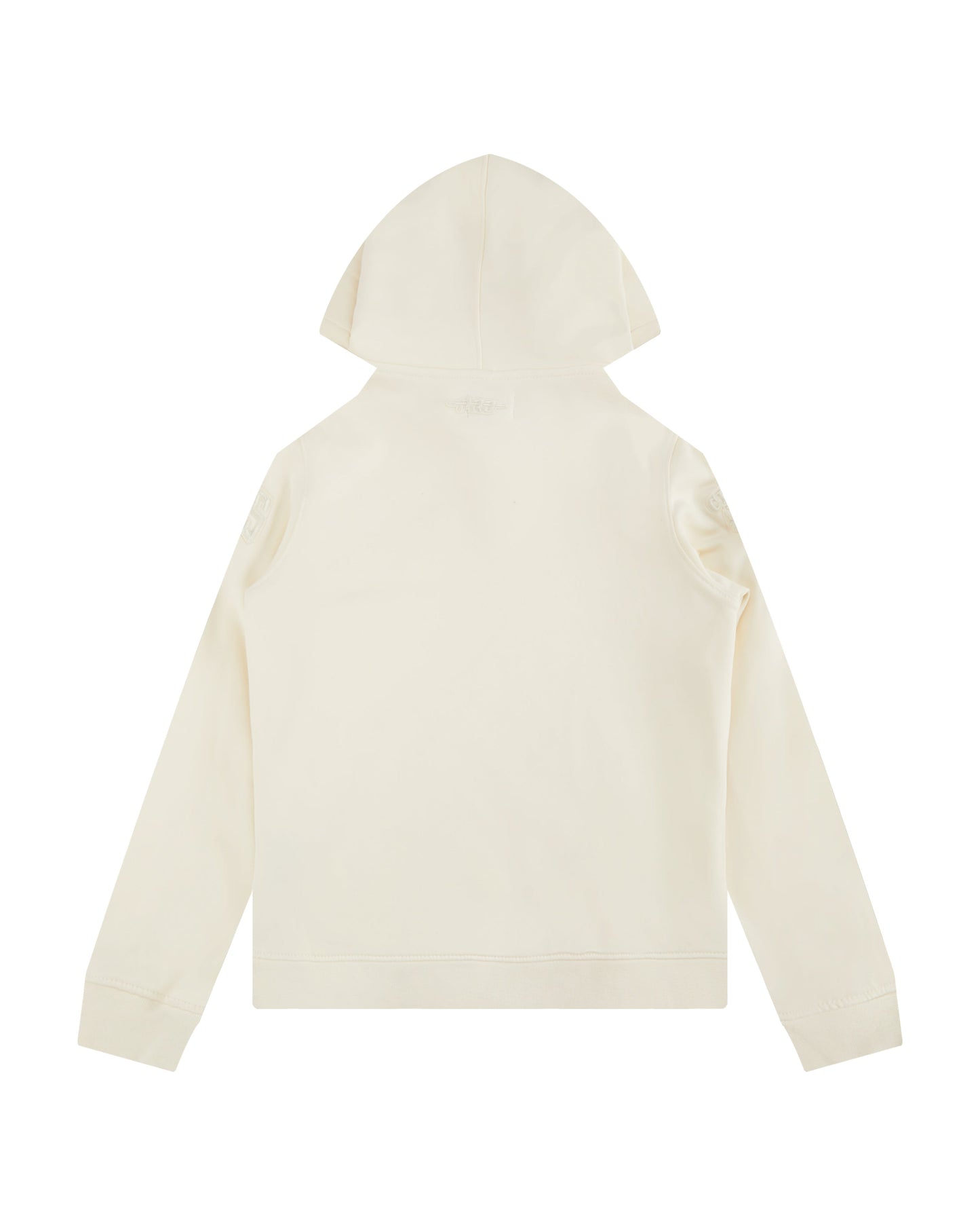 NBA CHICAGO BULLS NEUTRAL BIG BOYS FLEECE PULLOVER HOODIE (EGGSHELL)