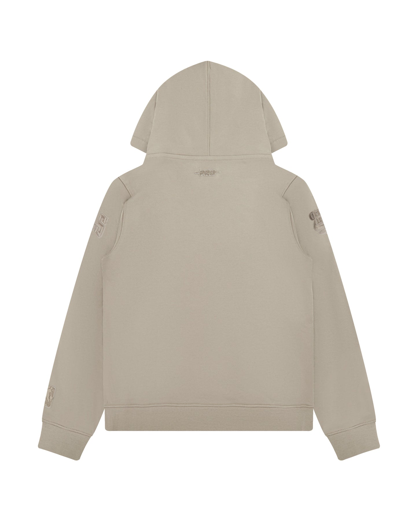 NBA CHICAGO BULLS NEUTRAL BIG BOYS FLEECE PULLOVER HOODIE (TAUPE)